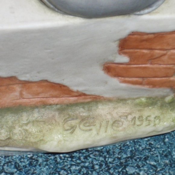 Giuseppe Cappe Statue Gruppo Vecchietti Figurine Capodimonte Old Couple In Love! - Picture 7 of 11